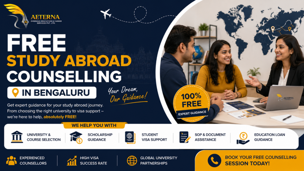 Free Study Abroad Counselling in Bengaluru